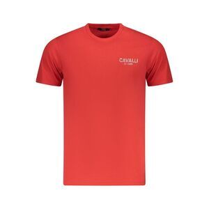Cavalli Class Red Cotton Men Men's T-Shirt